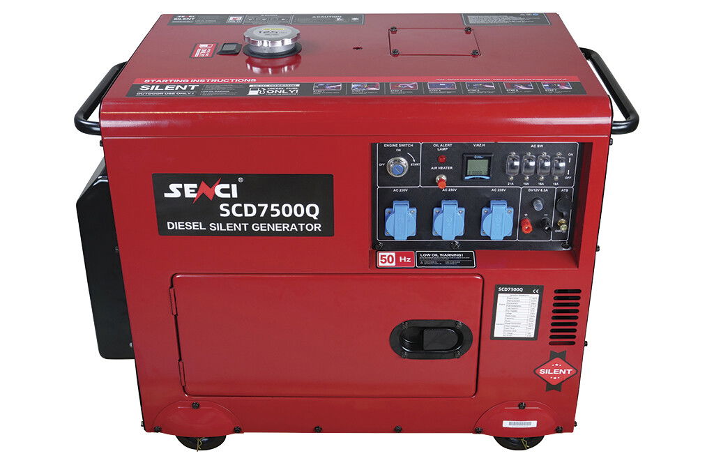 Dieselaggregat 4,8 KW, 1-fase