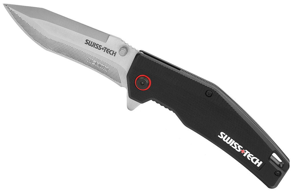 Swiss+Tech fällkniv med glasfiberhandtag