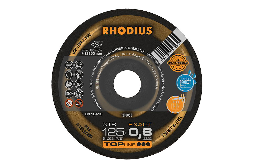 Kapskivor Rhodius Ø125 mm
