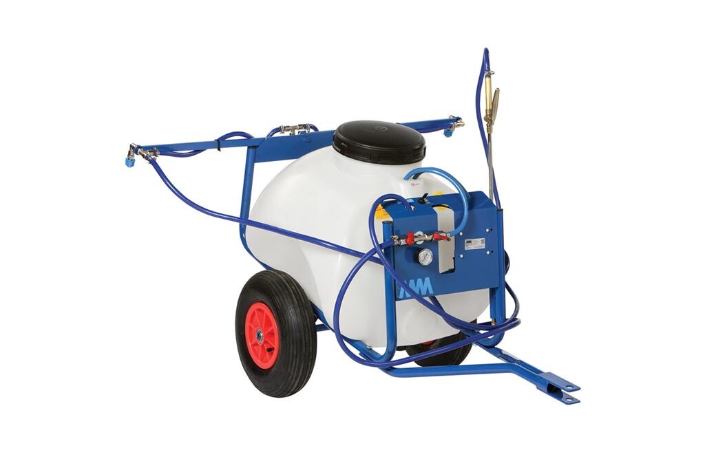 Spruta, Bevattningsspruta, Ogrässpruta, Trailerspruta för Fyrhjuling, 70 liter