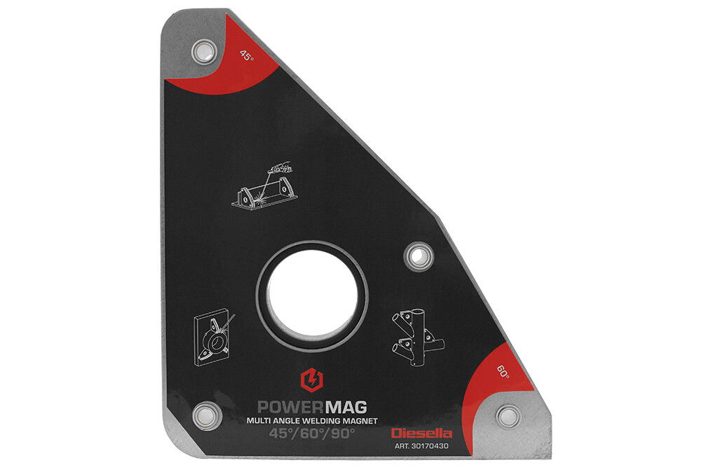 Sveisemagnet, multivinkel, 55 kg