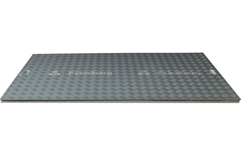 Kjøreplater, 200x110x0,8 cm, 6-8 tonn - 4 stk.