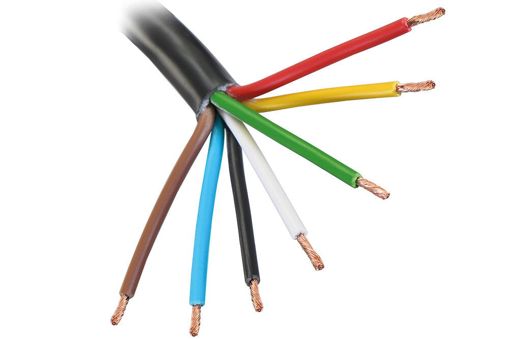 PVC kabel, 7x1,5 mm²