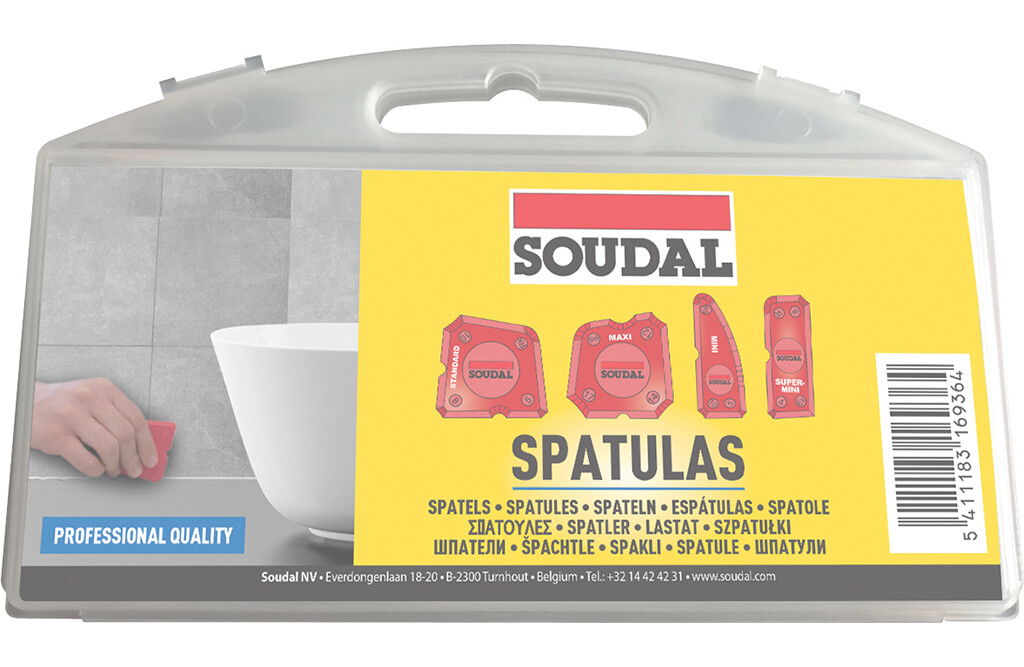 Läs mer om Soudal gummiskrapa 4 st