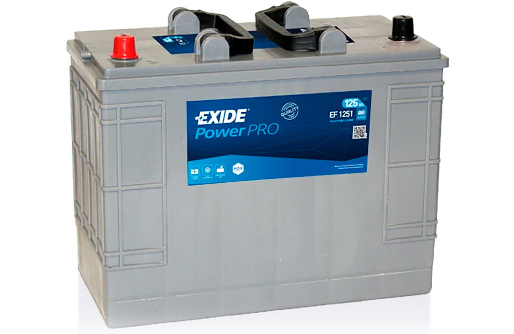 Traktorbatteri, 12V 125 Ah