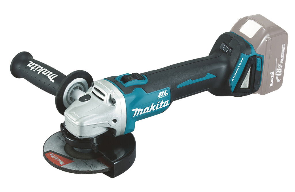 Makita vinkelsliper, 18V li-ion