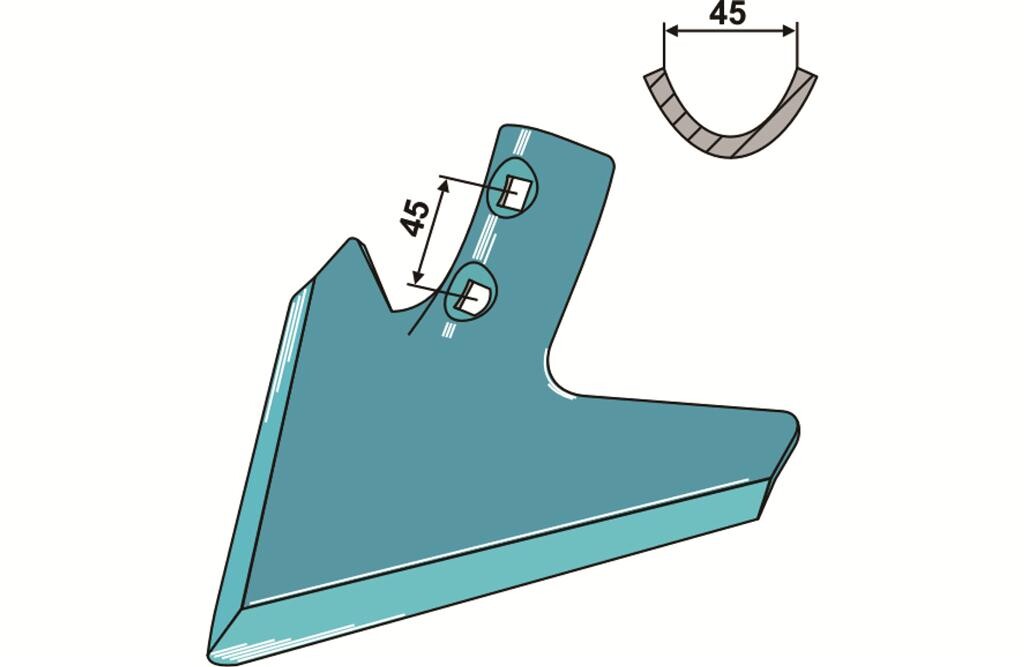 Doublet Record planskær, 260 mm