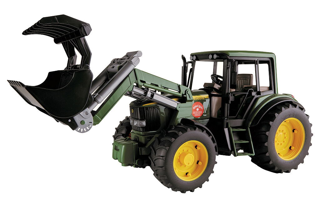 John Deere traktor m/frontlaster