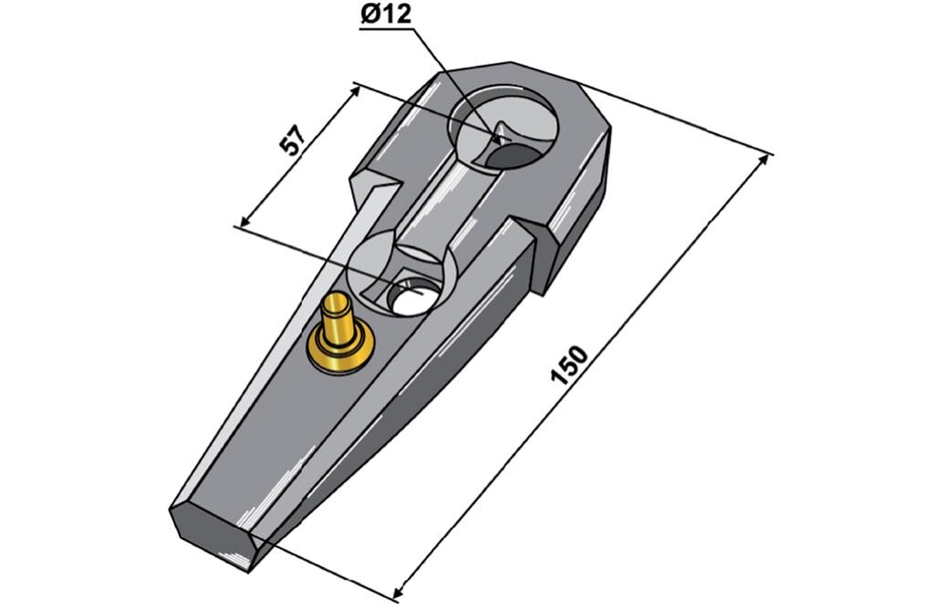 Kverneland/Horsch - adapter